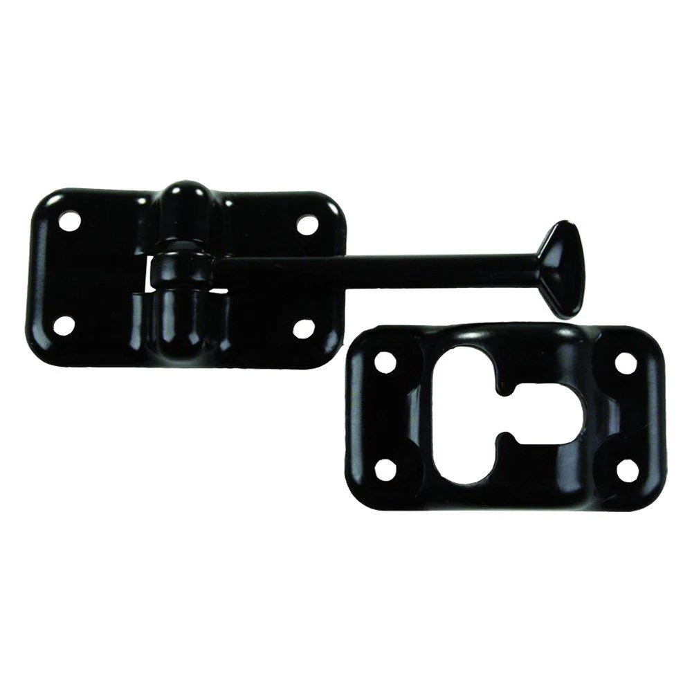 3-1/2" T-Style Door Holder - Black