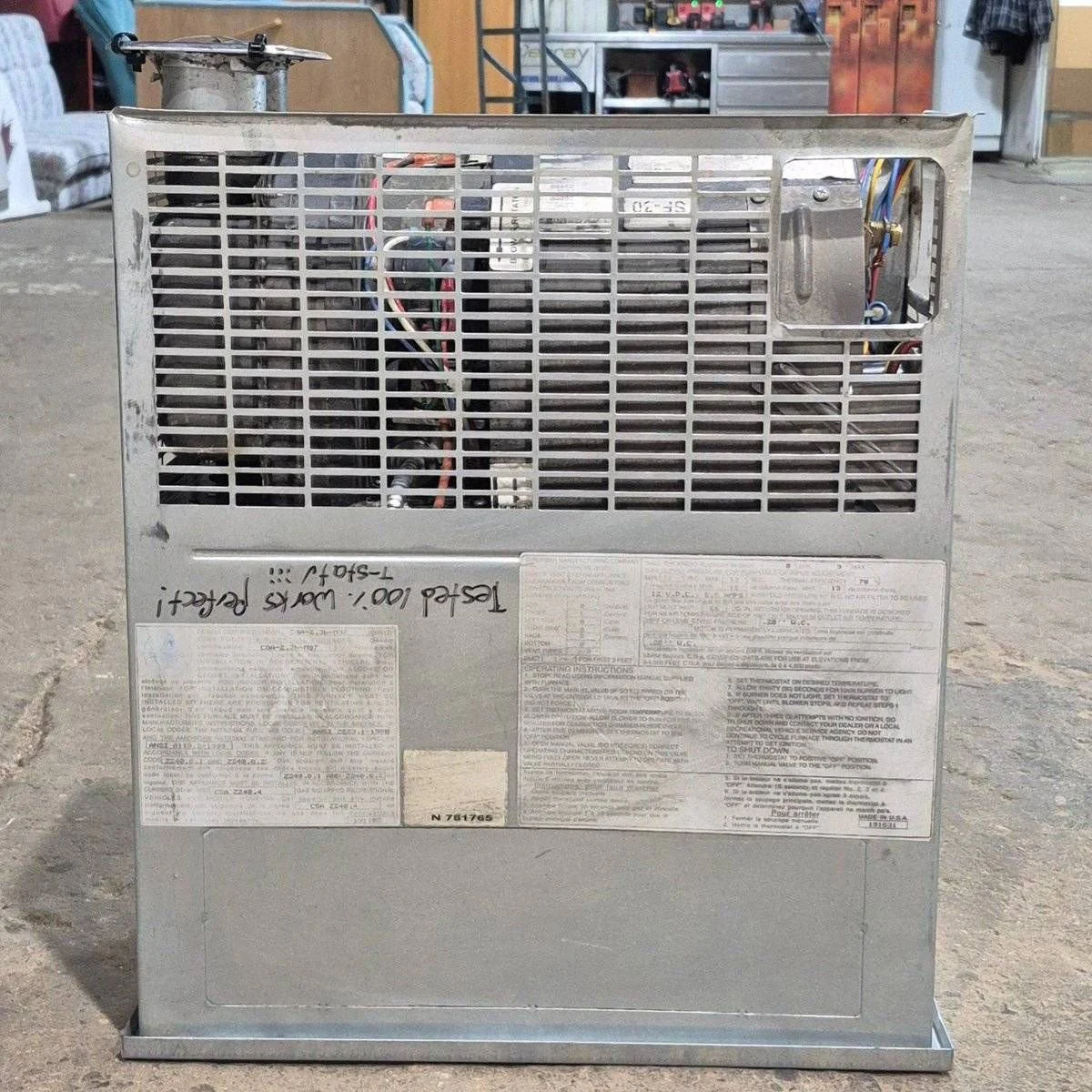 30,000 BTU Used Suburban RV Propane Furnace - SF-30 - Image 5