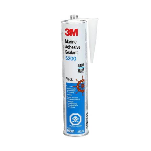 3M 5200 Adhesive Sealant - 10 Ounce Tube; Black - 06504