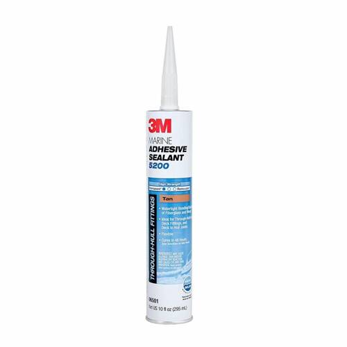 3M 5200 Adhesive Sealant - 10 Ounce Tube; Tan - 06501