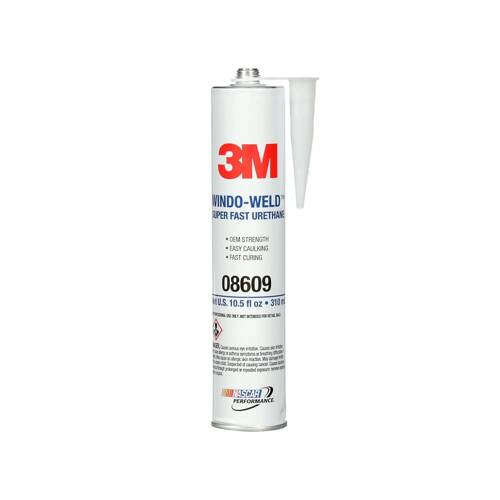 3M Windo-Weld Window Glass Adhesive Paste - 10.5 Ounce Cartridge; Single - 08609