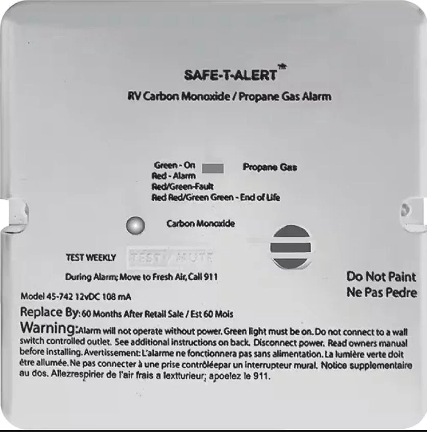 MTI Industry 45-742-WT Carbon Monoxide/ Propane Leak Detector