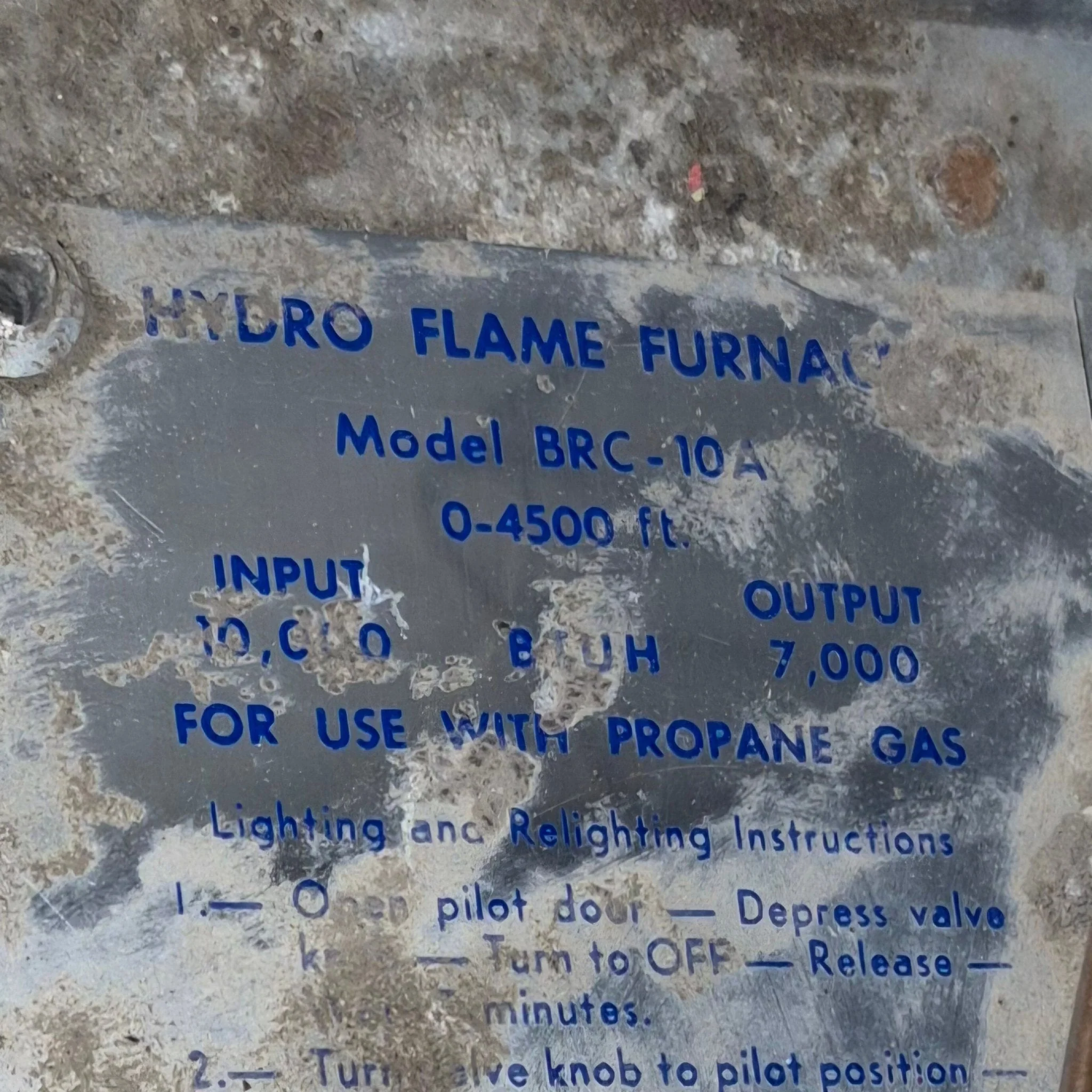 7000 BTU Used Atwood/ Hydro Flame RV Propane Furnace - BRC-10A - Image 3
