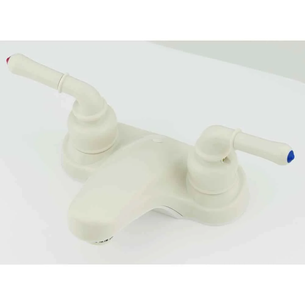 4" Lavatory Faucet w/Lever Handles Bisc