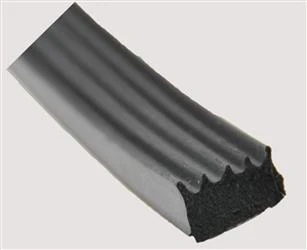 Foam Seal w/Tape Black Ribbed