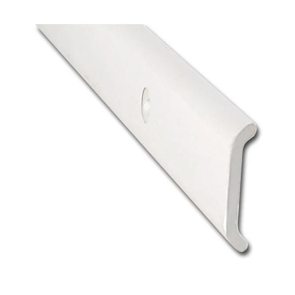 Non Flat Trim Polar White 16' Ea