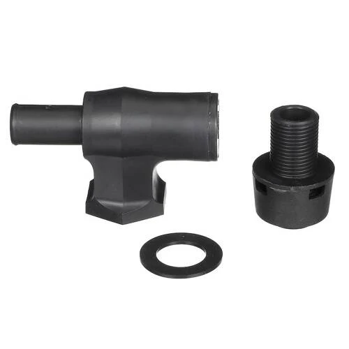 Attwood Marine Boat Fuel Tank Vent - P-Trap - Black - Surface Mount; W/ Black Vent Head - 1670-3