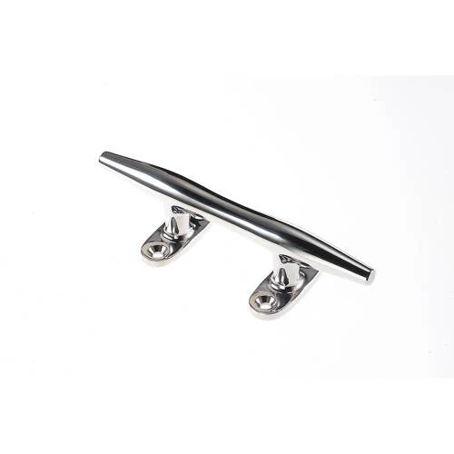 Attwood Marine Boat Rope Cleat - Hollow Base - 8" L - Silver; Single - 66110-3