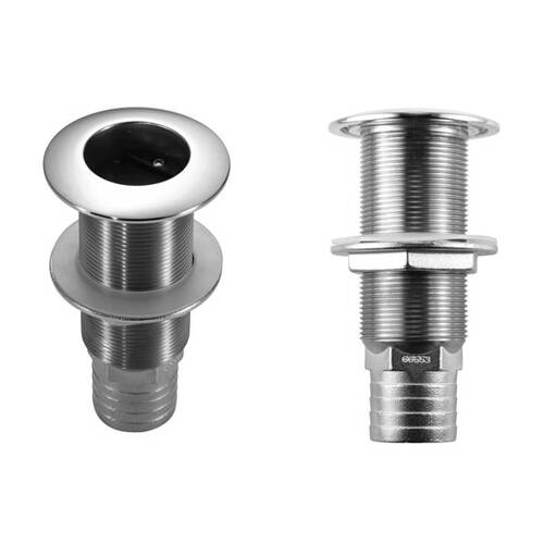 Attwood Marine Boat Scupper - Barbed Scupper; Fits 1-1/2" Hose - 66553-3
