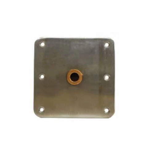 Attwood Marine Boat Seat Pedestal Base Plate - With Steel Lip Tube - 6773