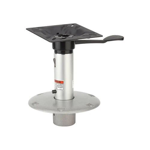 Attwood Marine Boat Seat Pedestal - With Swivel Seat Mount/ Removable Extension Post And Base - 23815-7