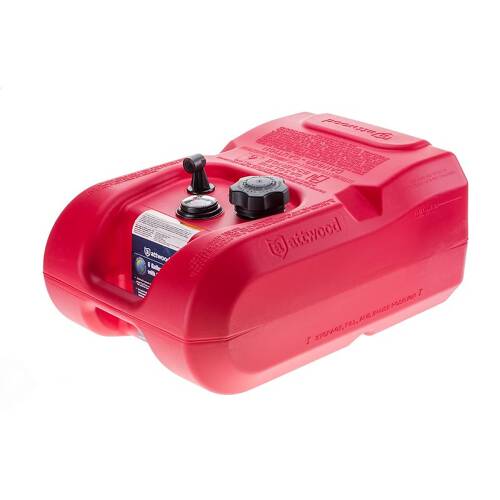 Attwood Marine Fuel Tank - With Gauge - Portable - 6 Gallon Capacity - Gas - HDPE - 8806LPG2S