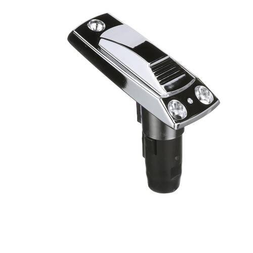Attwood Marine Navigation Light Pole Base,Rectangular; ZAMAK, Aftermarket Packaging - 911339-7