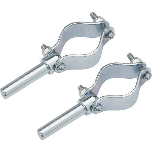 Attwood Marine Oarlock -  W/ Mounting Hardware - For 7/8" To 1.5" Diam Oars - Zinc Plated Steel - 9146-3