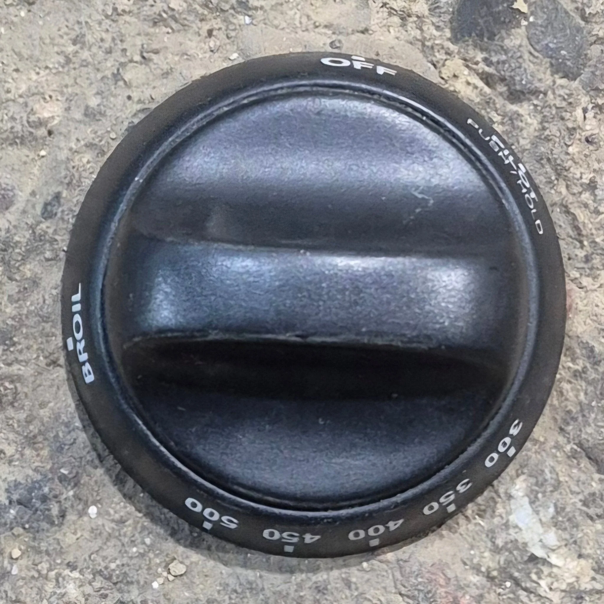 Used Atwood Oven Knob, Black  - 57258