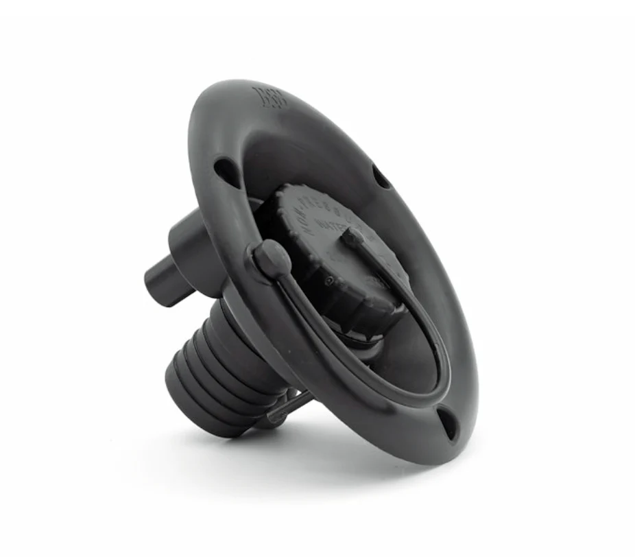 B&B Molders 94248 Gravity Fill Inlet, Black