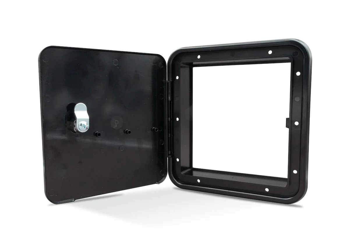 B&B Molders 94308 Water Fill Access Door Plastic - Black - Image 2