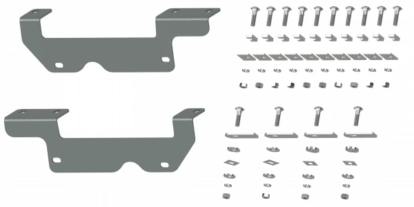 B&W RVR2403 - Trailer Hitches - Custom 5th Wheel Hitch Mounting Brackets