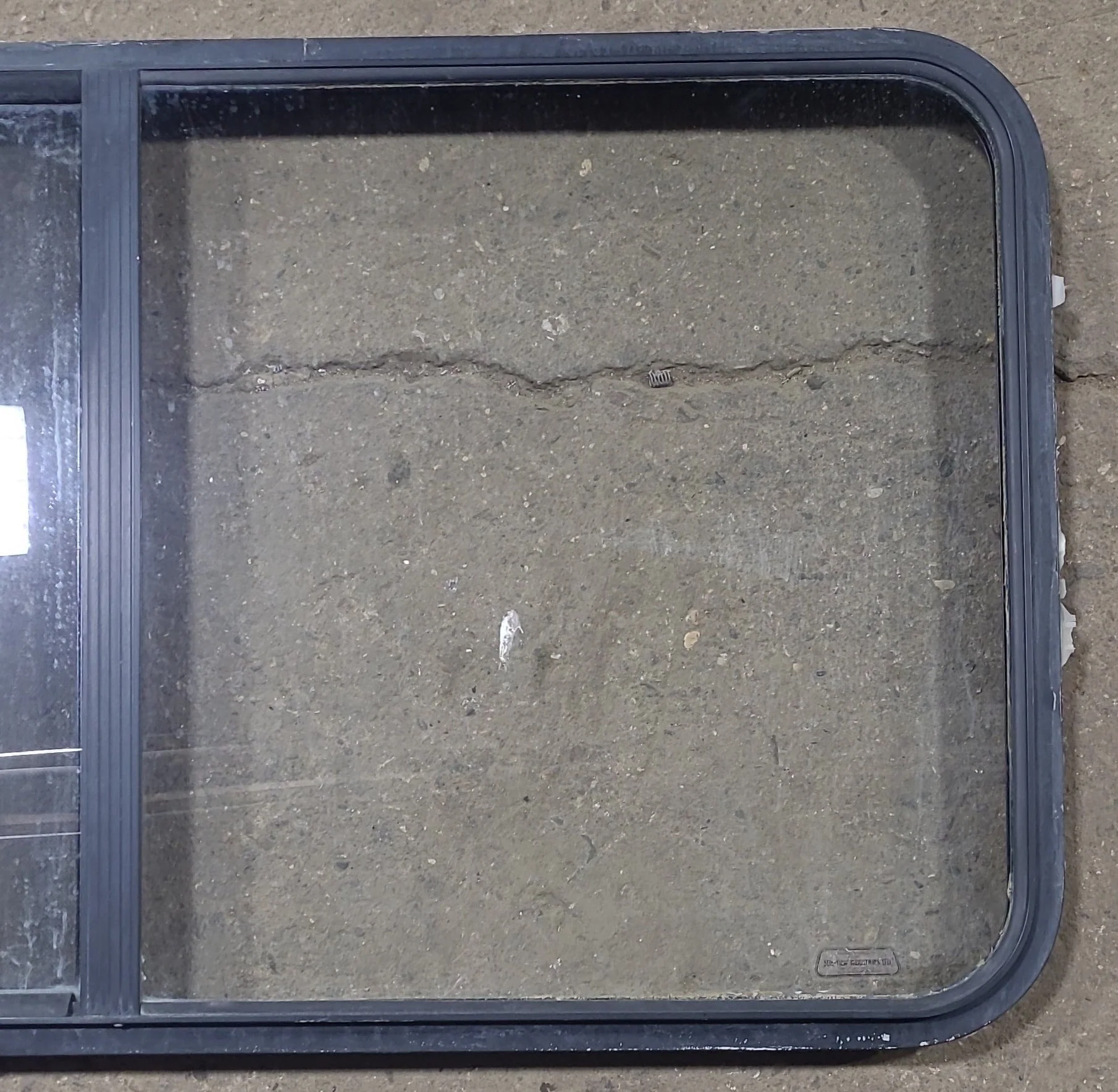 Black Radius Opening Window : 48 1/4" W x 25 3/4" H x 1 7/8" D - Image 3