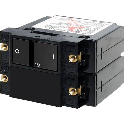 BLUE SEA A Series Circuit Breaker - 16 Amps/120/240 Volt AC/32 Volt DC - 7412-BSS