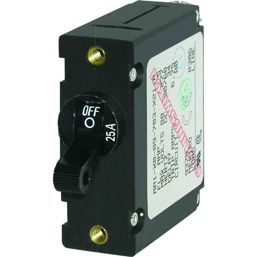 7216 AC / DC Single Pole Magnetic World Circuit Breaker - 25 Amp