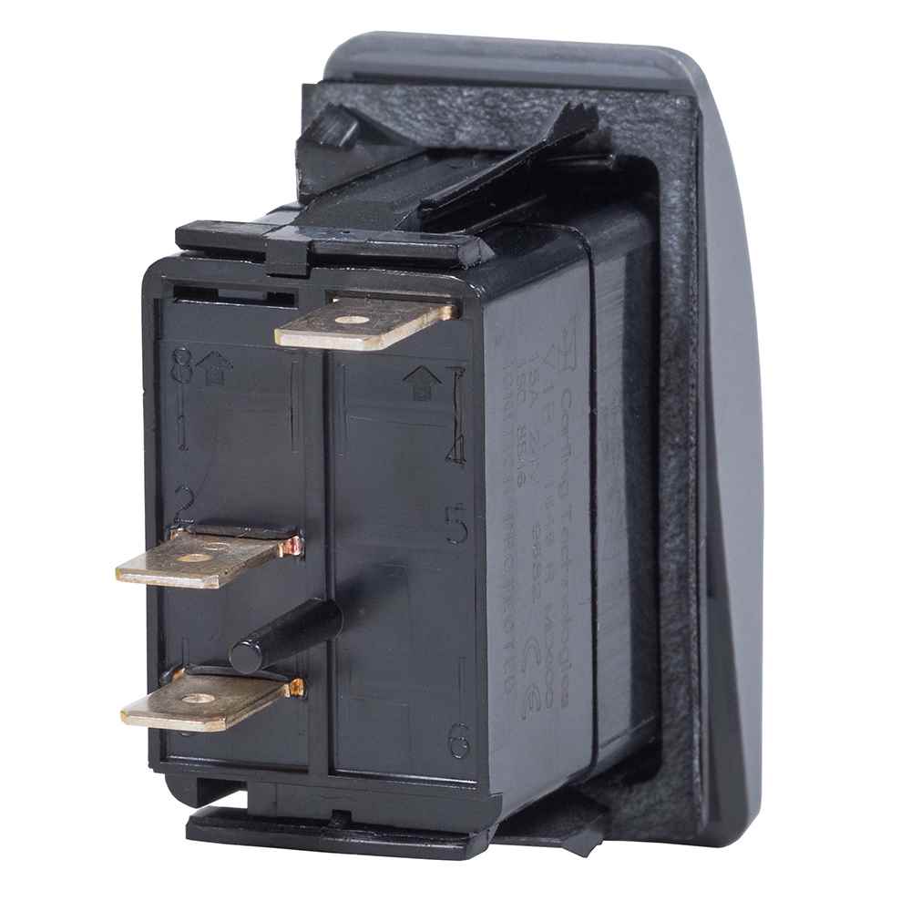 7929 Contura II Switch SPST Black - OFF-ON - Image 2