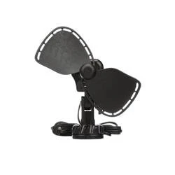 Ultimate 12V Lighter Plug Fan for Boats and Campers Black