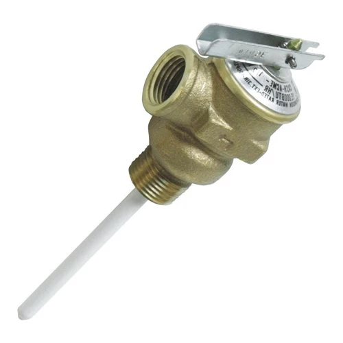 Camco 10471 T&P Valve 3/4" - w/4" Probe Coated 150psi