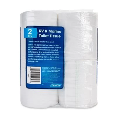 Camco 40274 TST 2-Ply Toilet Tissue, Case of 4 Packs - Image 2