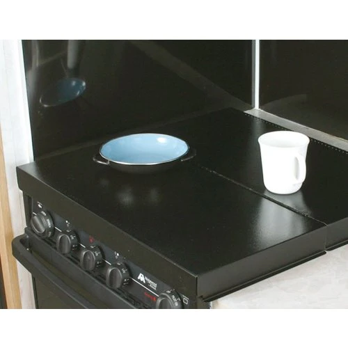 Camco 43554 Stove Top Cover - Black Universal Fit