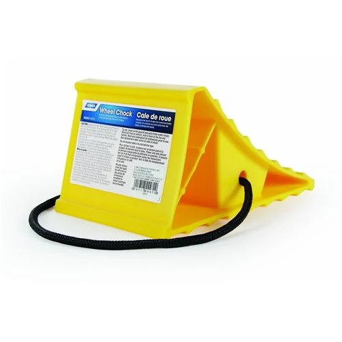 Camco 44472 Wheel Chock with Rope - Yellow
