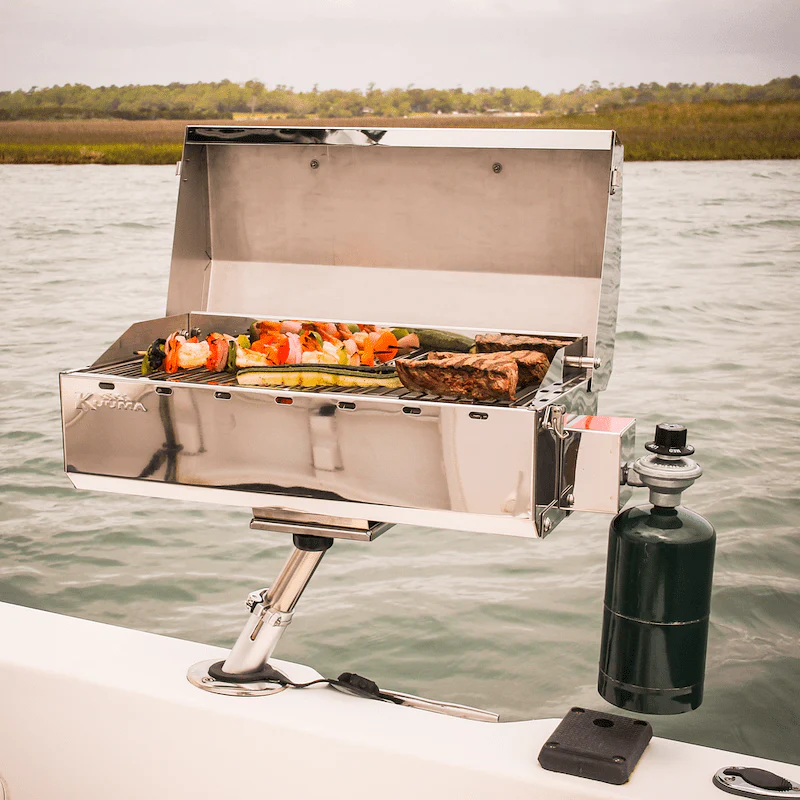 Camco Marine 58180 Kuuma Barbeque Grill Mount - Image 2