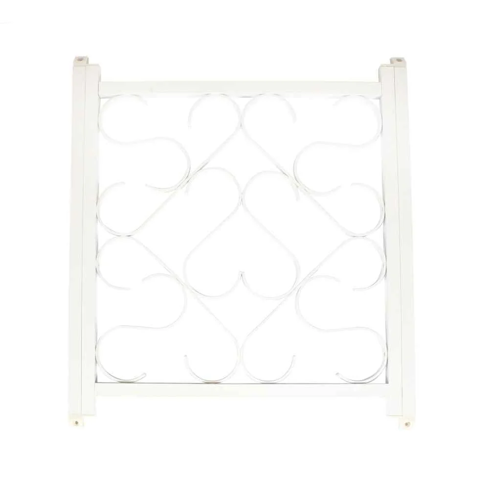 Adjustable Screen Door Deluxe Grille Adjusts 20"-32" White