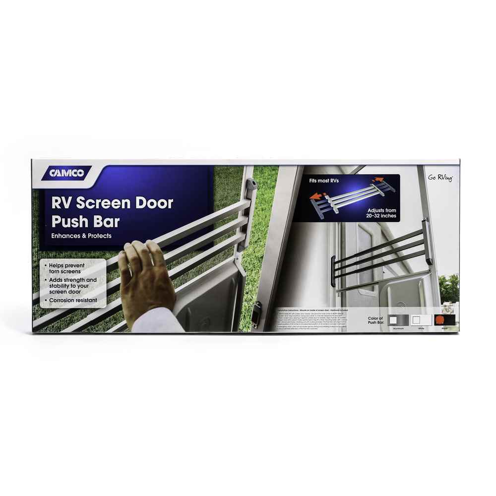 Black Screen Door Push Bar