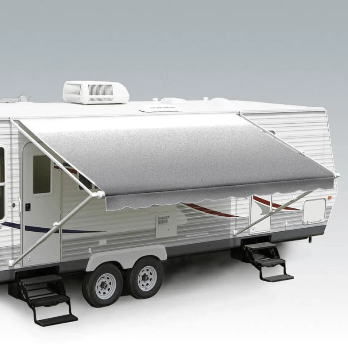 Carefree RV EA166D00 Fiesta Springload Awning Roller/Fabric Silver Fade 16'