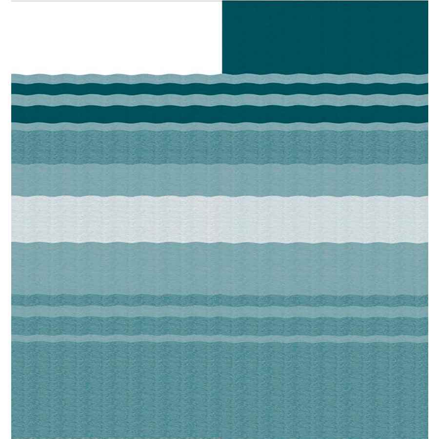 Carefree RV EA168C00 Fiesta Springload Awning Roller/Fabric Teal Stripe 16' - Image 2