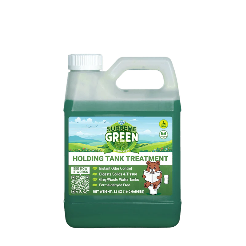 Century Chemical 20132-CL Travel Jon® Supreme Green Waste Holding Tank Treatment - 32 Ounce