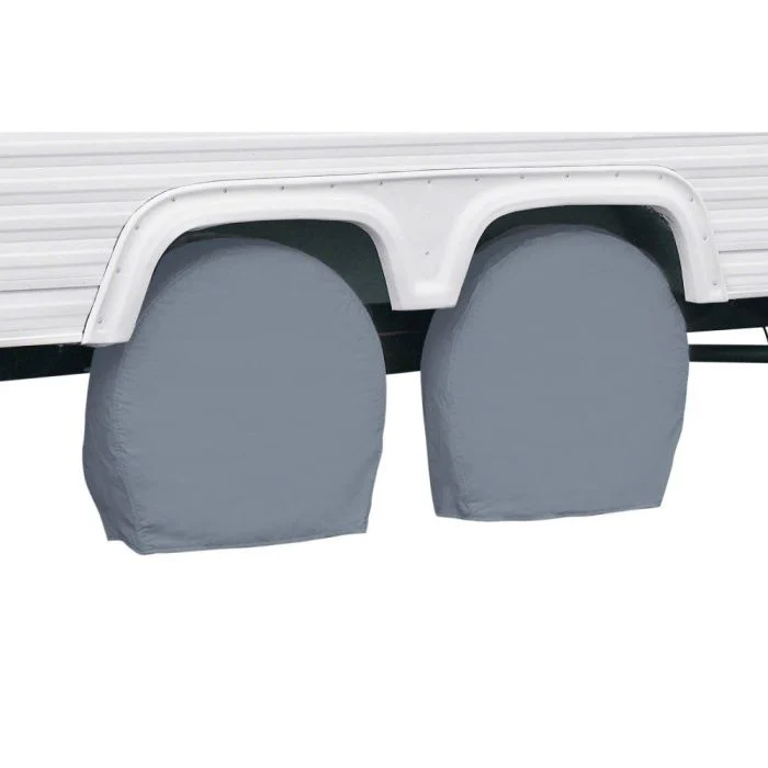 Classic Accessories 80-083-151001-00 Wheel Cover 26.75"-29" Pair - Gray