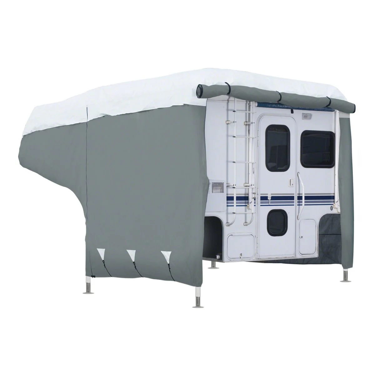 Classic Accessories 96301001RT PolyPro 3 Truck Camper Cover 6-8'