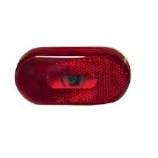 Creative Products 89-121R Oval Clearance Light Lens - Red