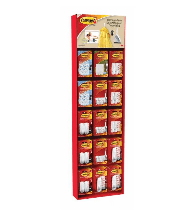 Command Point Of Purchase Display W/ Mixed Selection