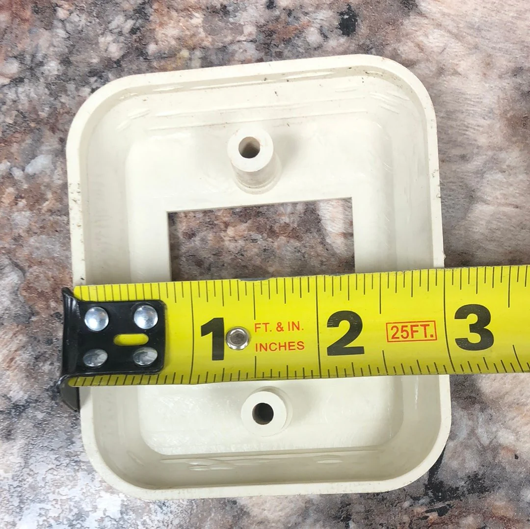Used 12v RV Double Light Switch wall plate / faceplate cover - Image 3