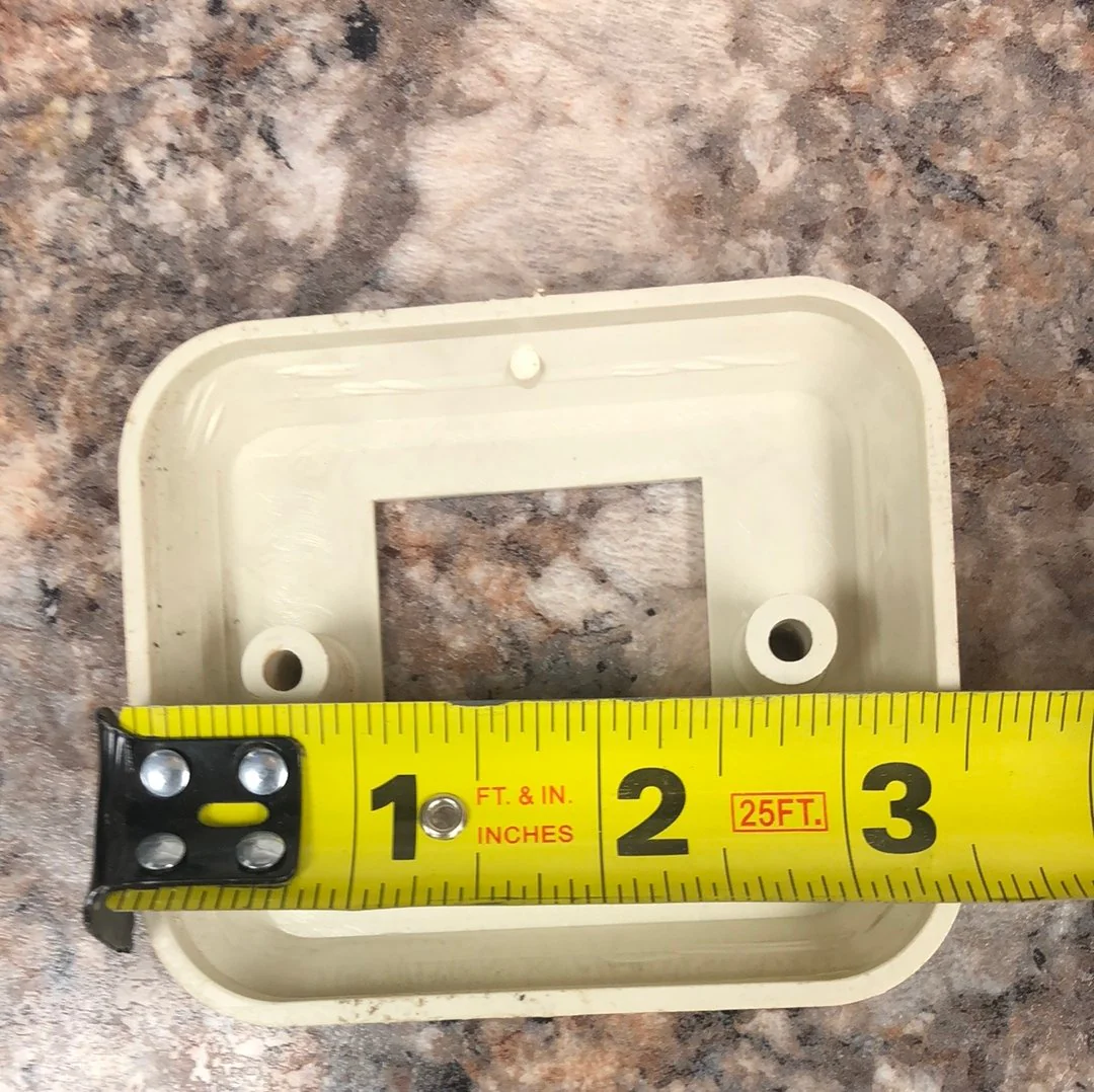 Used 12v RV Double Light Switch wall plate / faceplate cover - Image 5