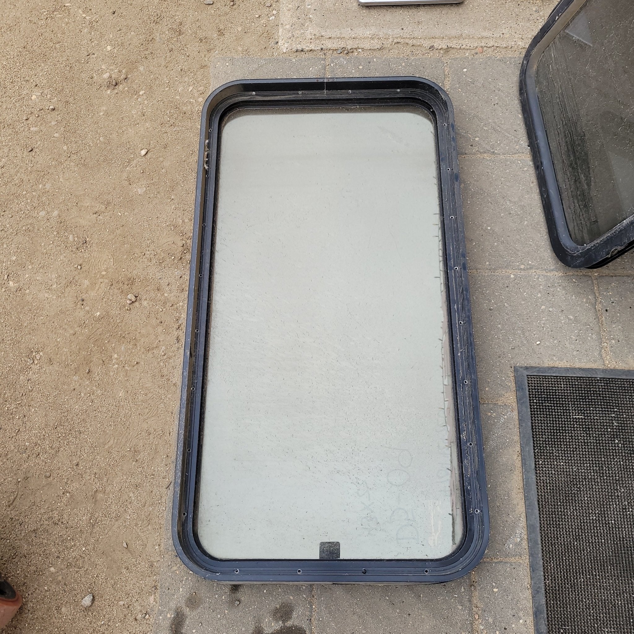 Used Black Radius Opening Window : 42 1/4" X 22" X 2" D - Image 2