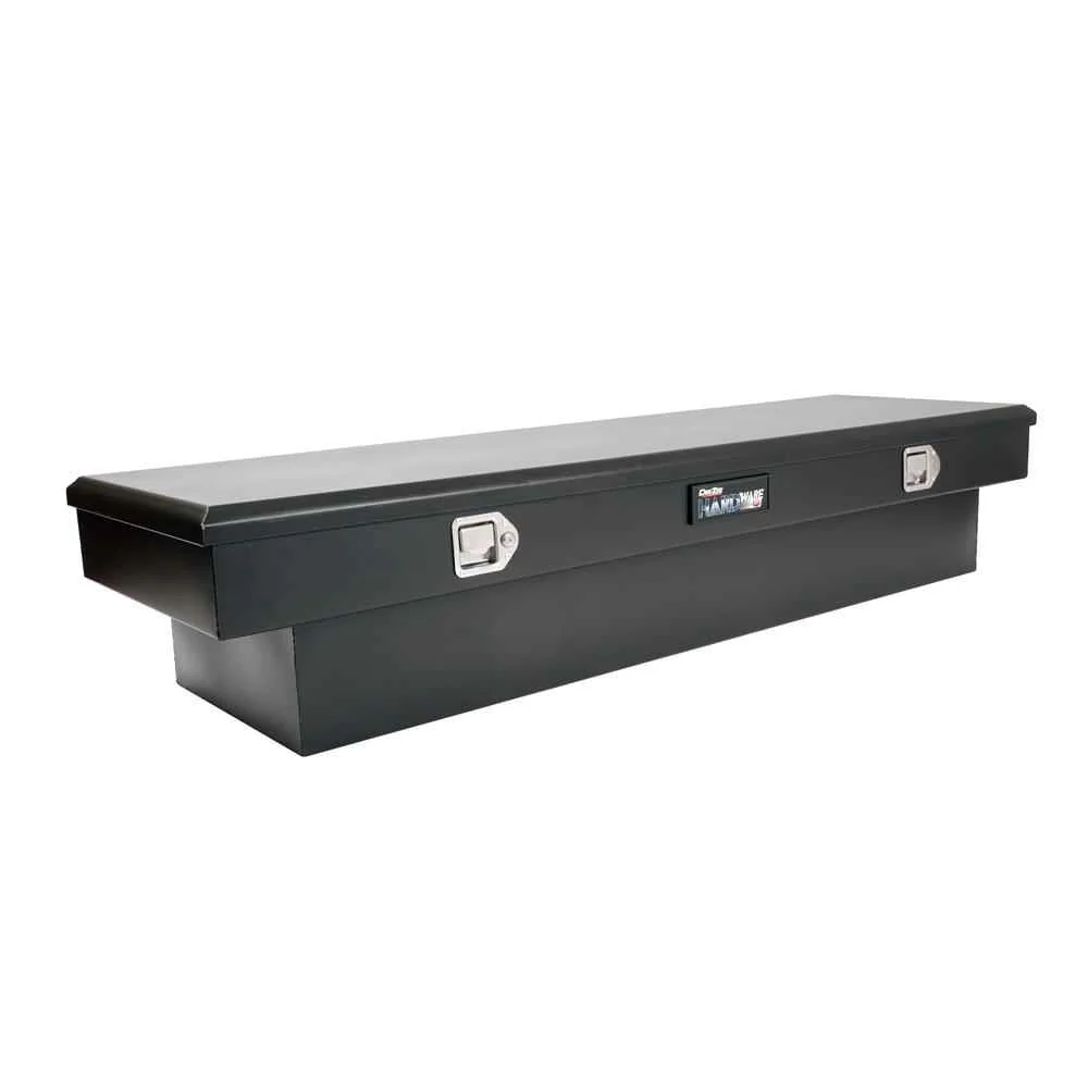 Black Steel Toolbox Single Lid Full