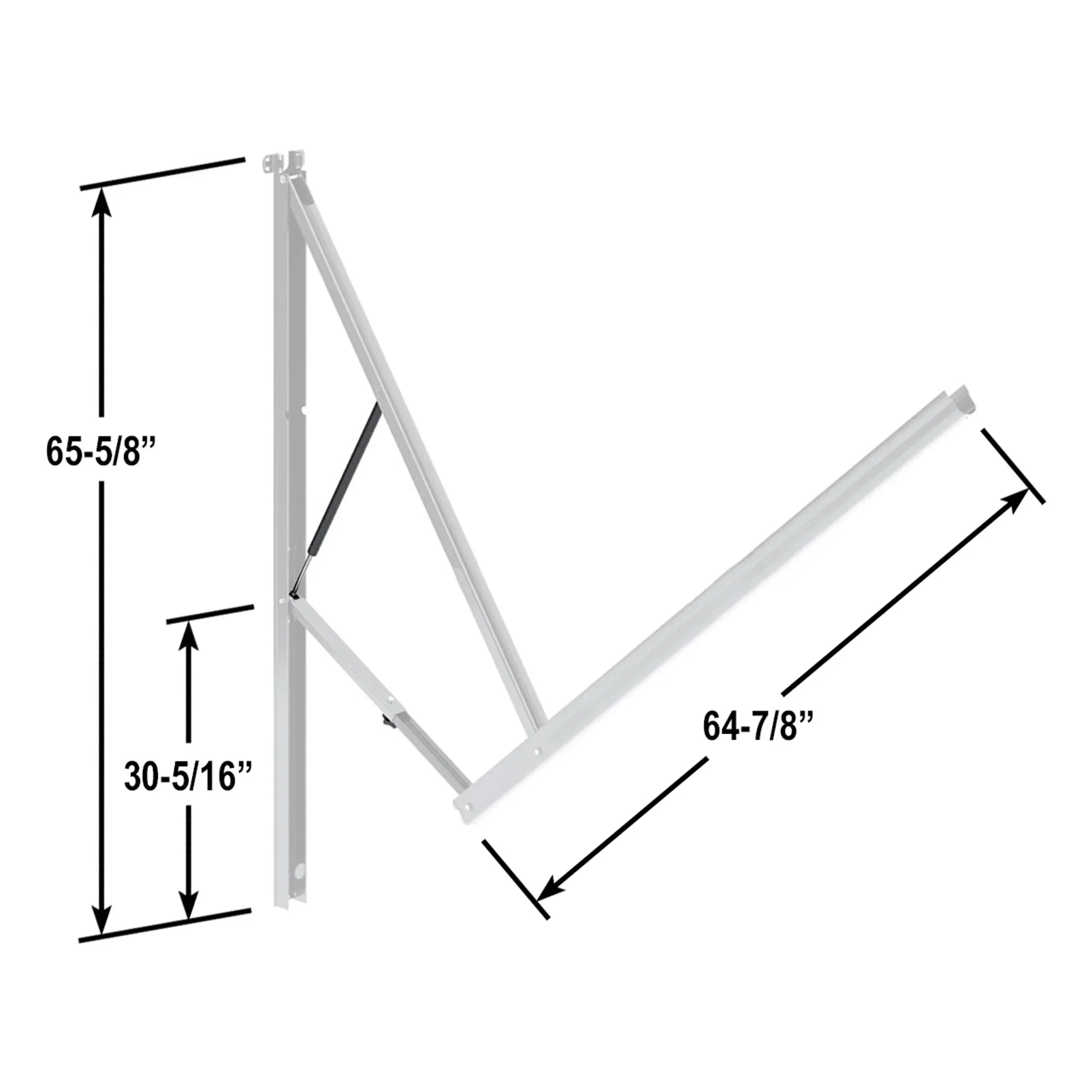 Dometic 8952002.400BL 9100 Power Awning Arm Full Set, White - Image 2