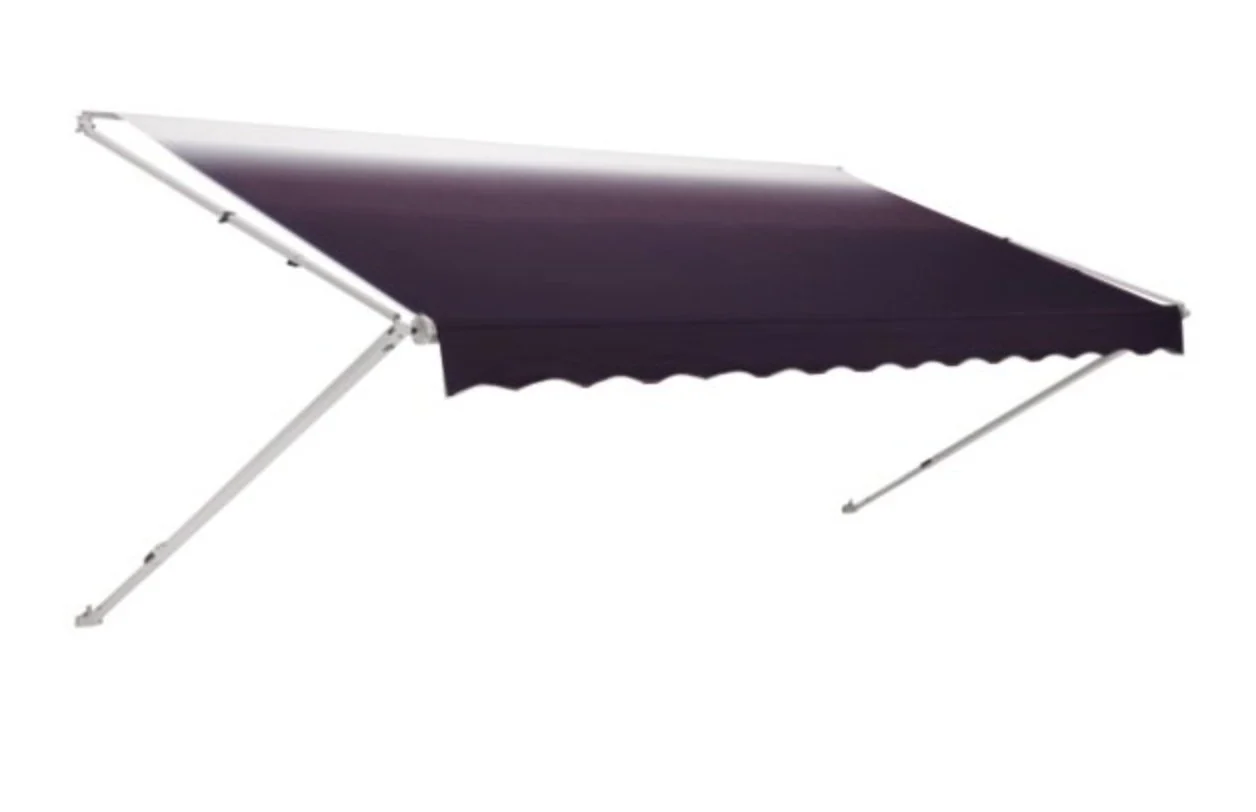 Dometic Corp 848NV19.40TB - 8500 Patio Awning, Maroon, 19', White Weathershield/ White End Cap