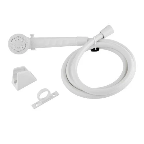 Dura Faucet DF-SA130-WT Shower Head & Hose - White