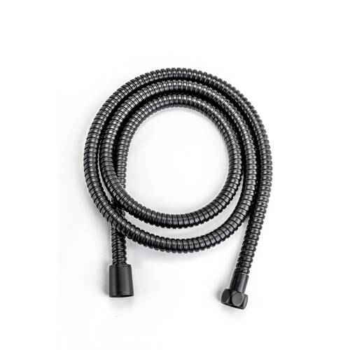 Dura Faucet Shower Head Hose; Matte Black/ Stainless Steel - DF-SA200-MB