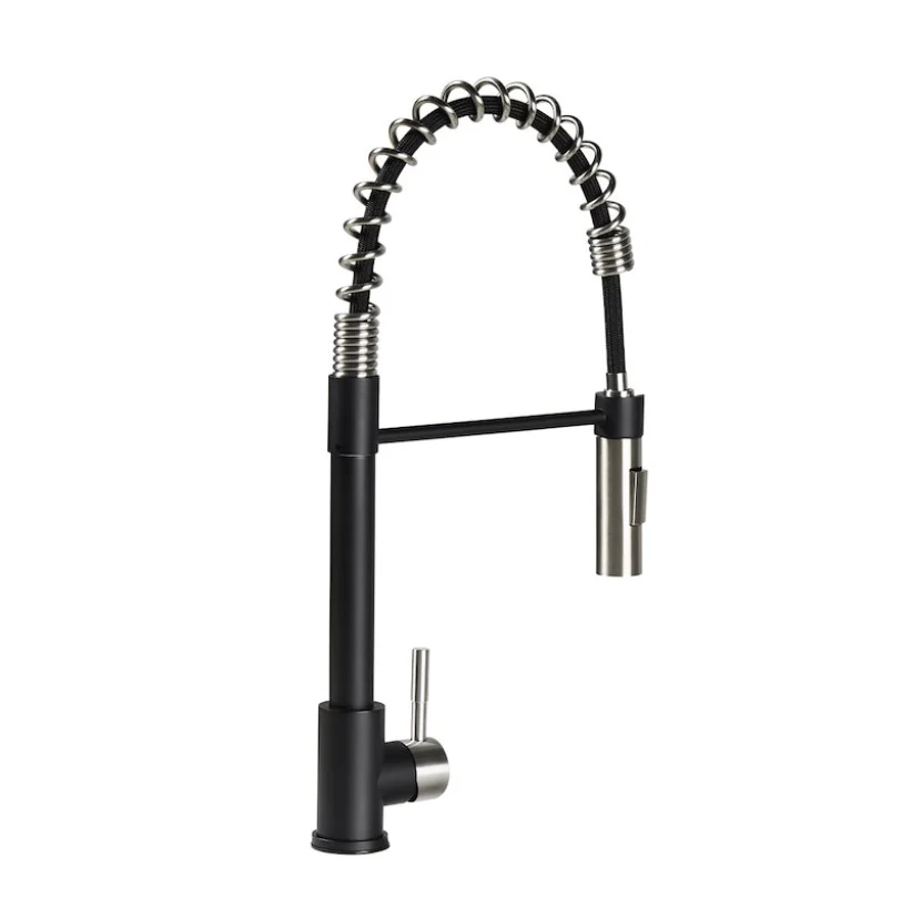 Flow Max™ Pull-Down Faucet - Stainless Steel/Matte Black